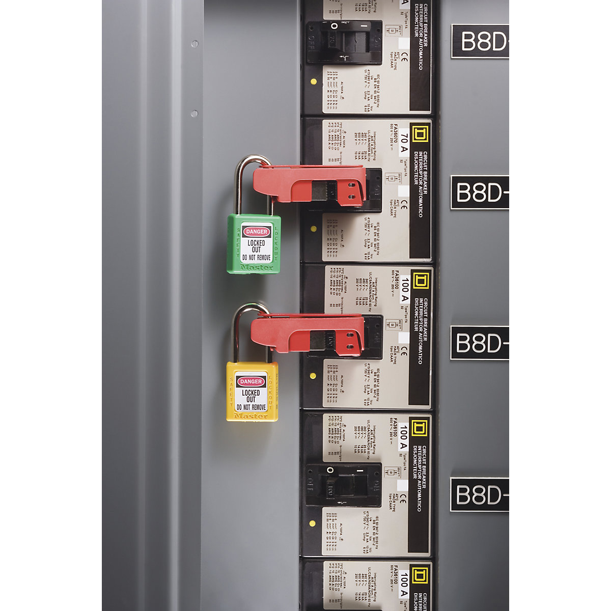 Dispositivo di blocco per interruttori automatici Grip Tight™ – Masterlock (Foto prodotto 3)-2