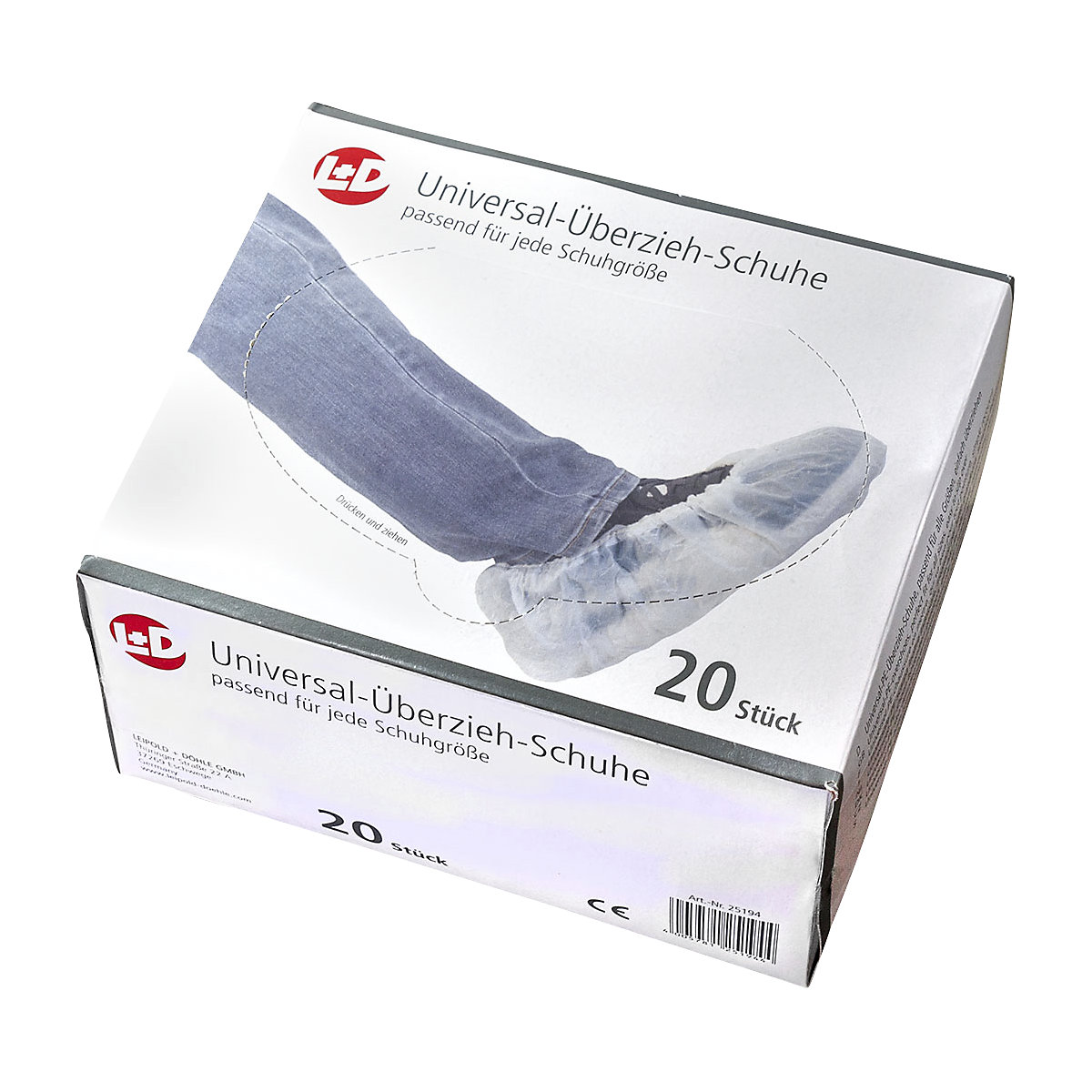 Soprascarpe in polietilene CleanGo – Leipold+Döhle