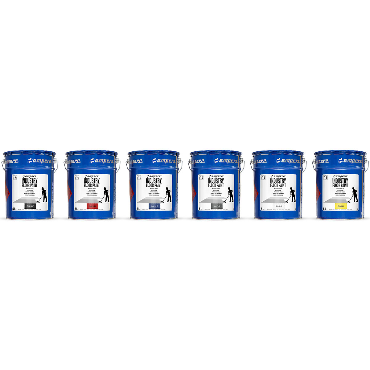 Vernice per pavimenti Industry Floor Paint® – Ampere (Foto prodotto 2)-1