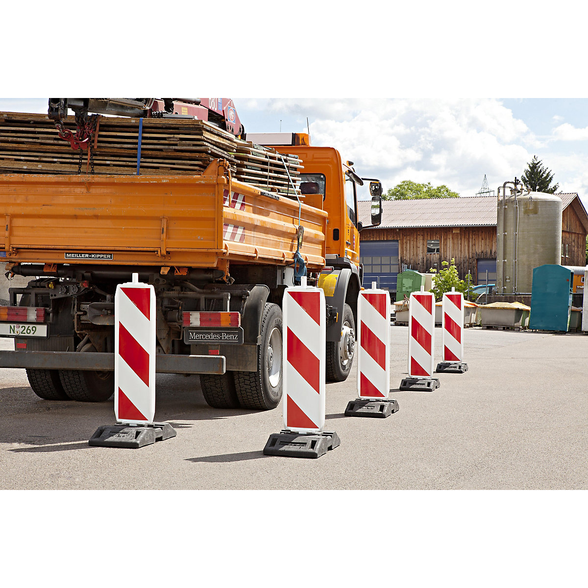 Pannello segnaletico di sicurezza, due lati utili – Schake (Foto prodotto 2)-1