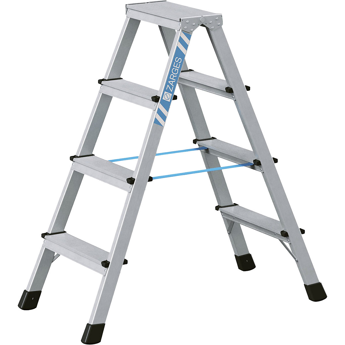 Scala a gradini professionale, anodizzata – ZARGES