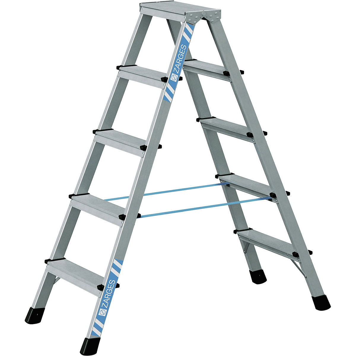 Scala a gradini professionale, anodizzata – ZARGES