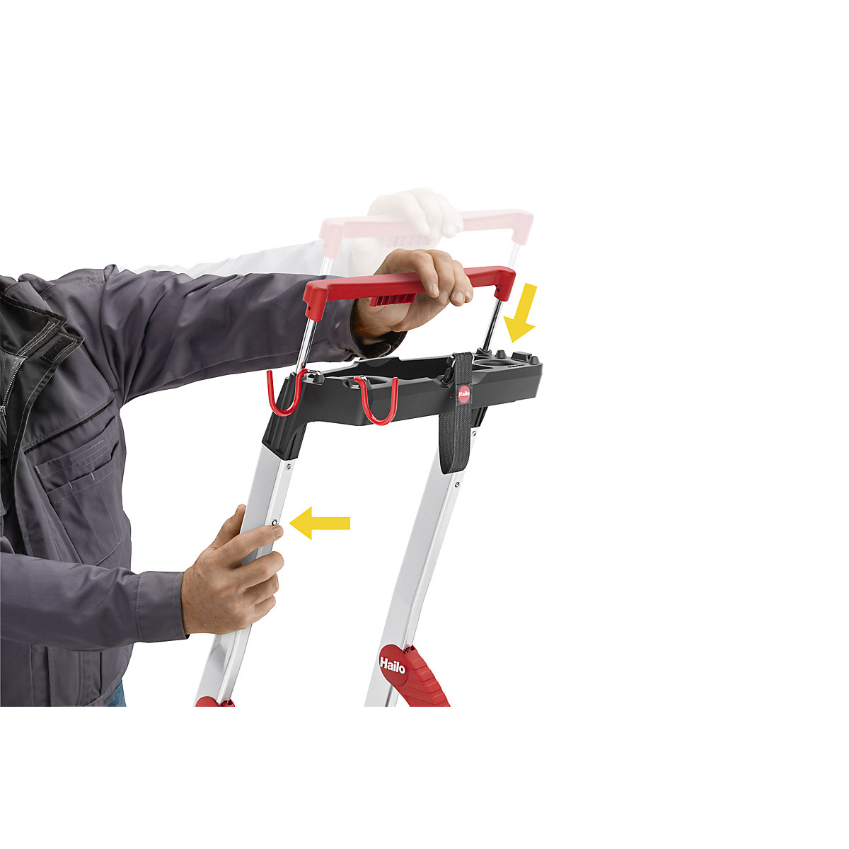 Scala di sicurezza TopLine L100 – Hailo (Foto prodotto 8)-7