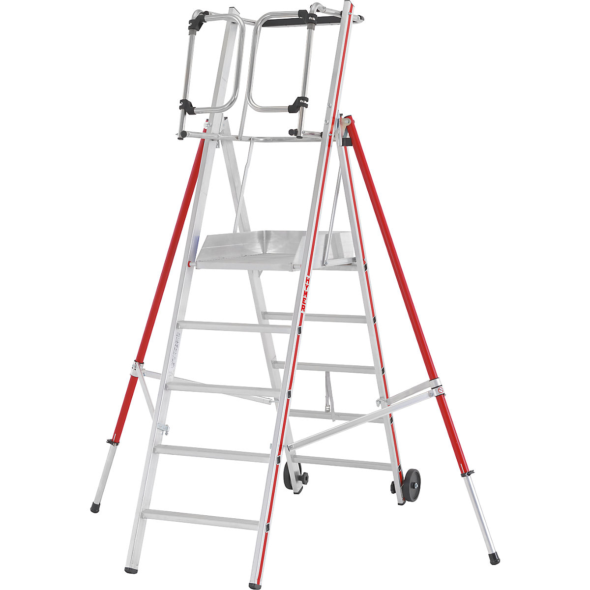 Scala in alluminio a piattaforma – HYMER