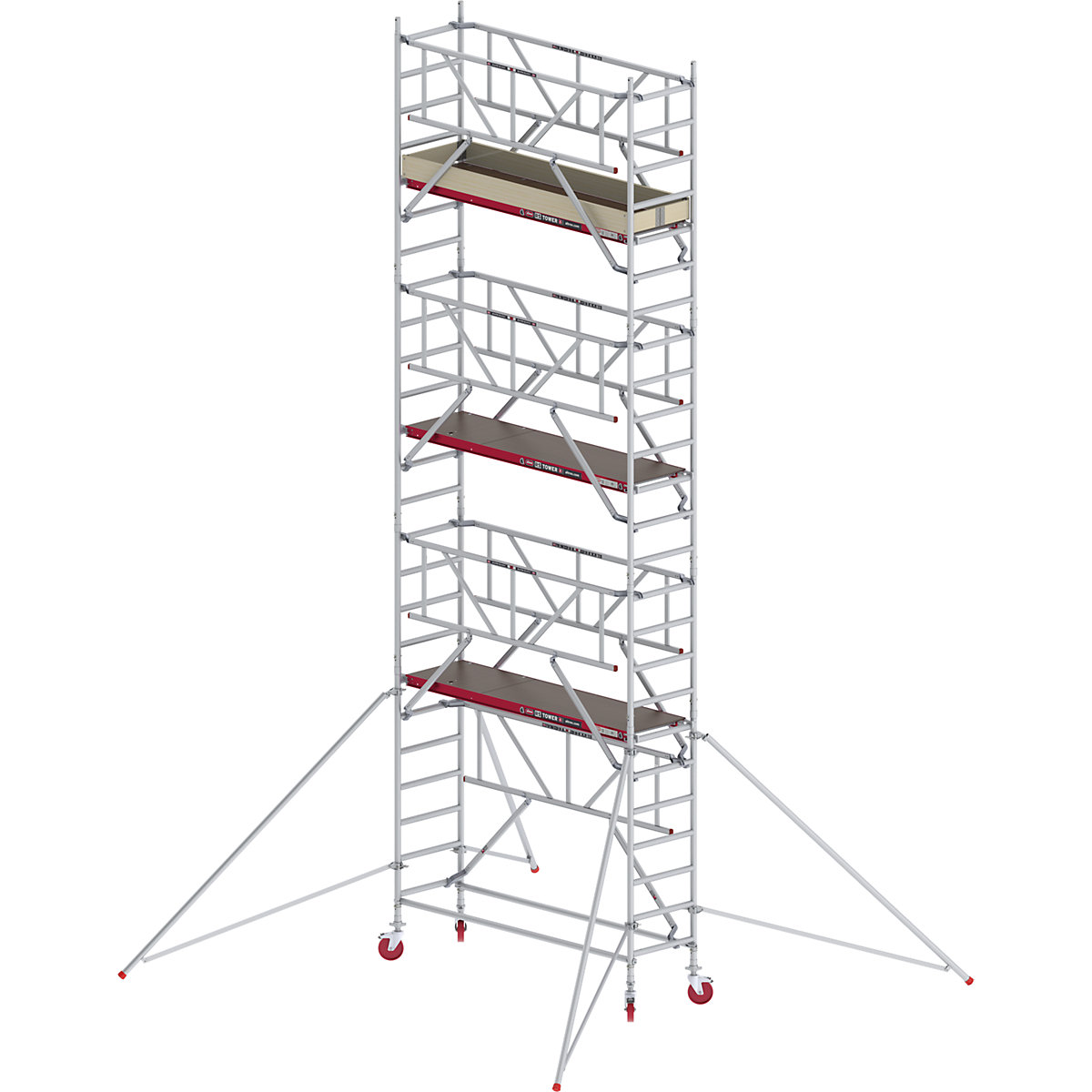Trabattello mobile RS TOWER 41 stretto con Safe-Quick® – Altrex