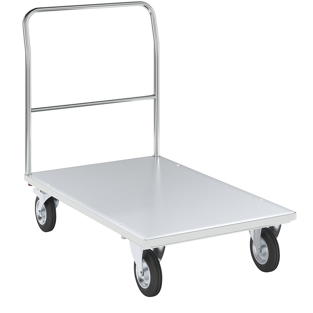 Carrello a pianale, zincato – eurokraft pro (Foto prodotto 2)-1