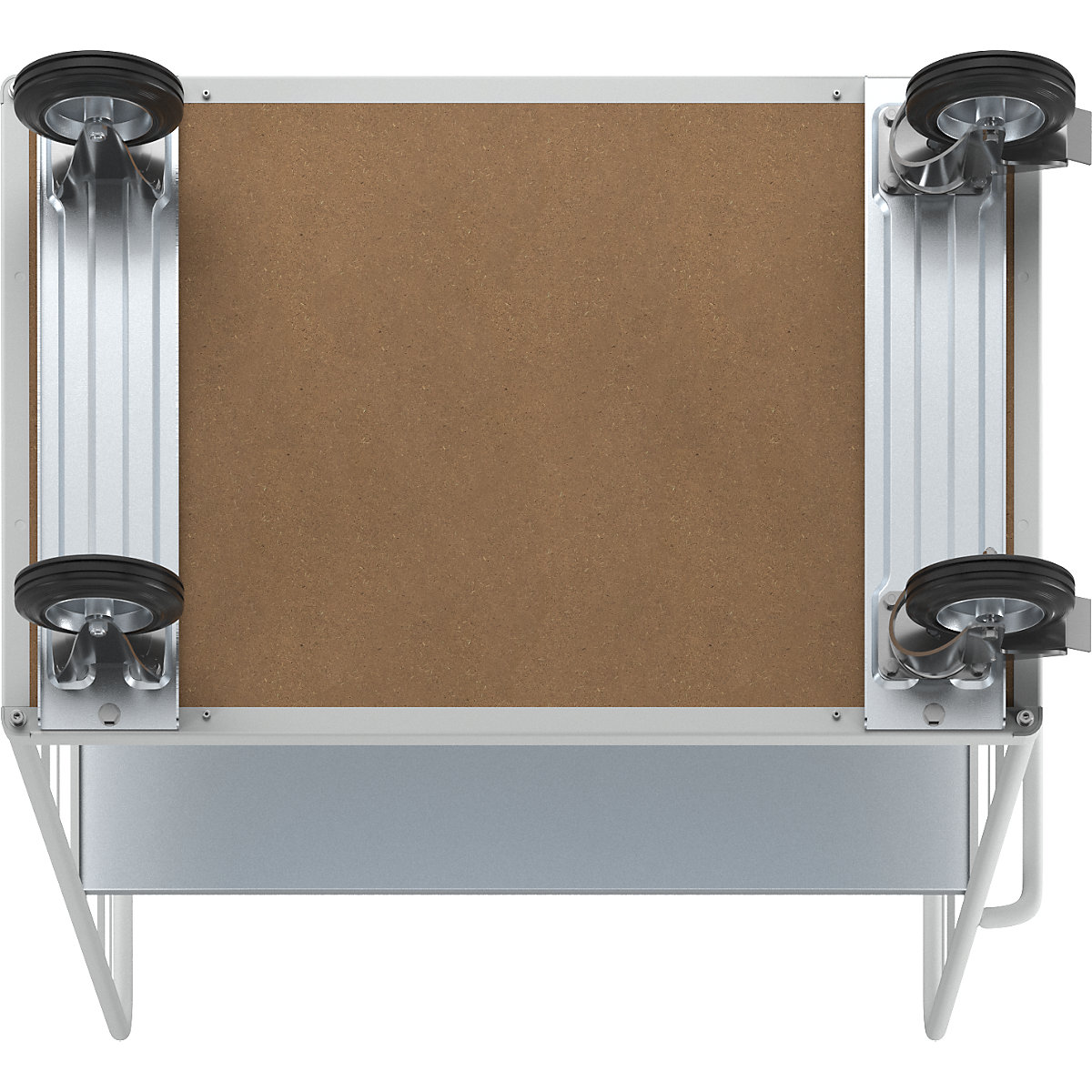 Carrello a ripiani ESD – eurokraft pro (Foto prodotto 5)-4