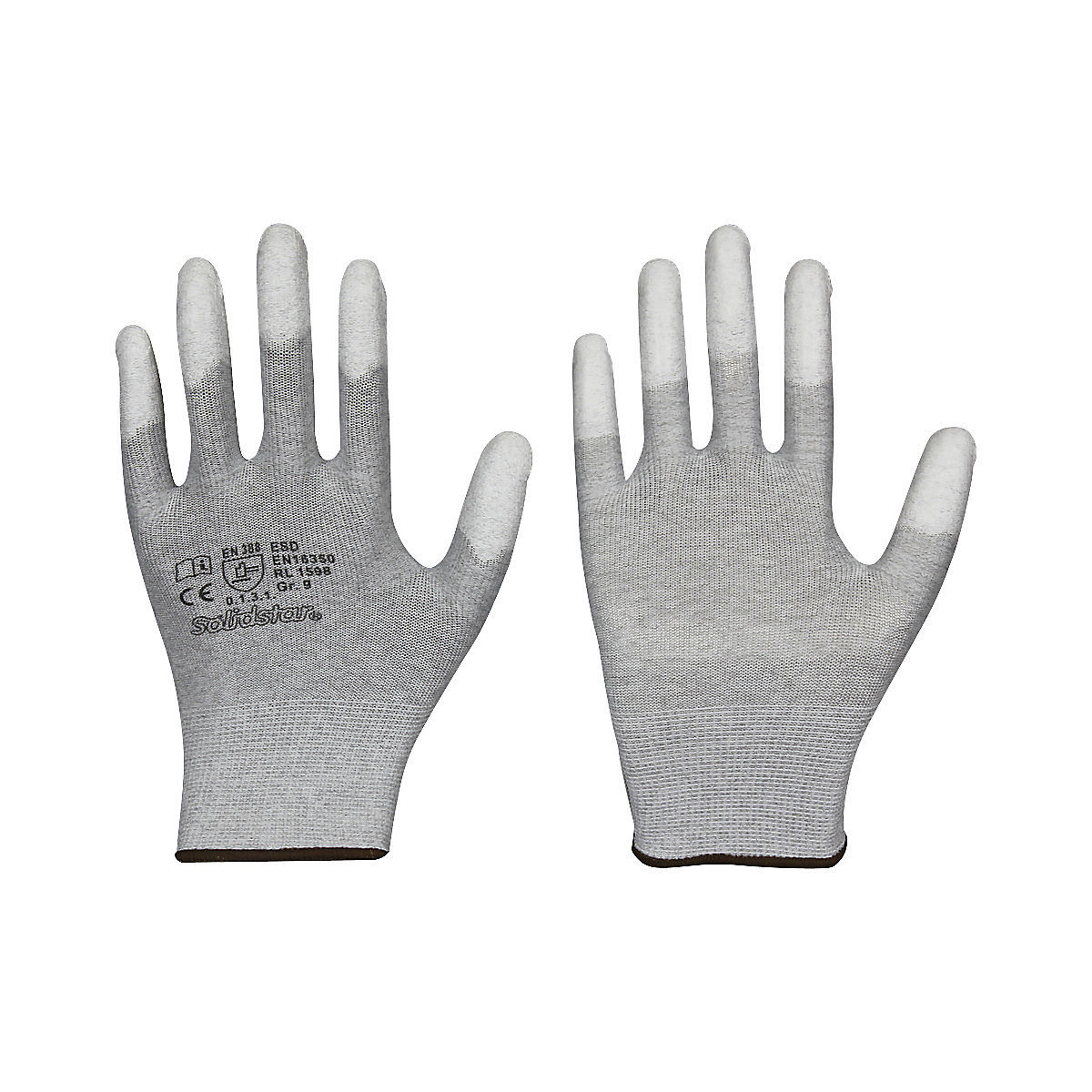 Guanti da montaggio ESD per touch screen