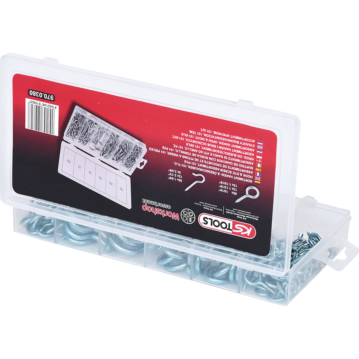 Assortimento grilli e bulloni a occhio – KS Tools (Foto prodotto 4)-3