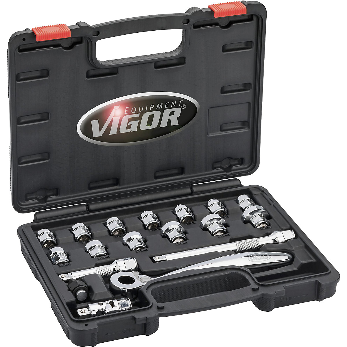 Set di chiavi a bussola extra piatte V6 – VIGOR