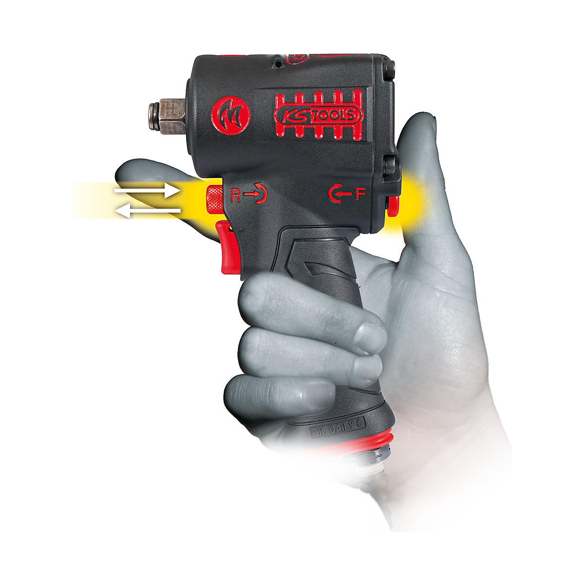 Avvitatore a impulsi pneumatico 1/2'' miniMONSTER ad alte prestazioni – KS Tools (Foto prodotto 3)-2