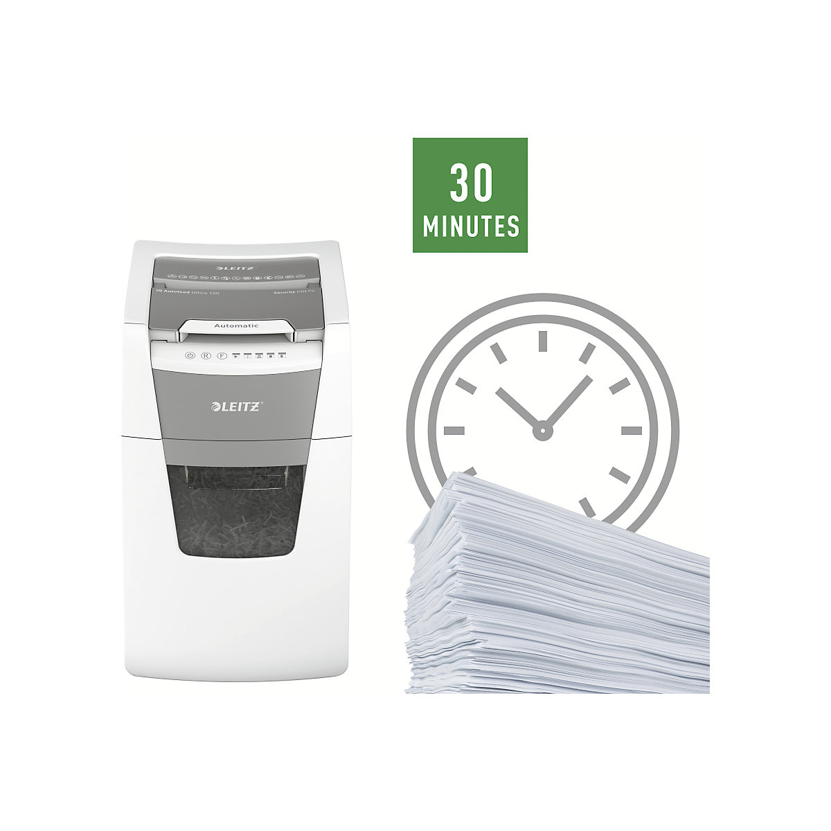 Aktenvernichter IQ Autofeed Office 150 Leitz (Produktabbildung 9)-8