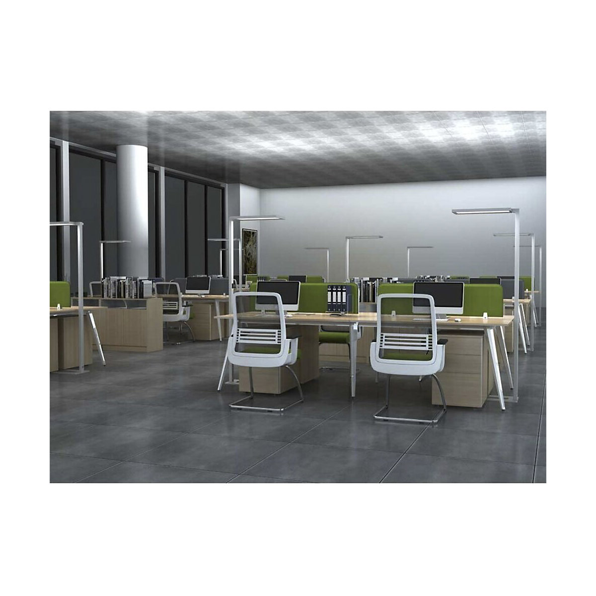 LED-Stehleuchte Luka Up & Down (Produktabbildung 3)-2