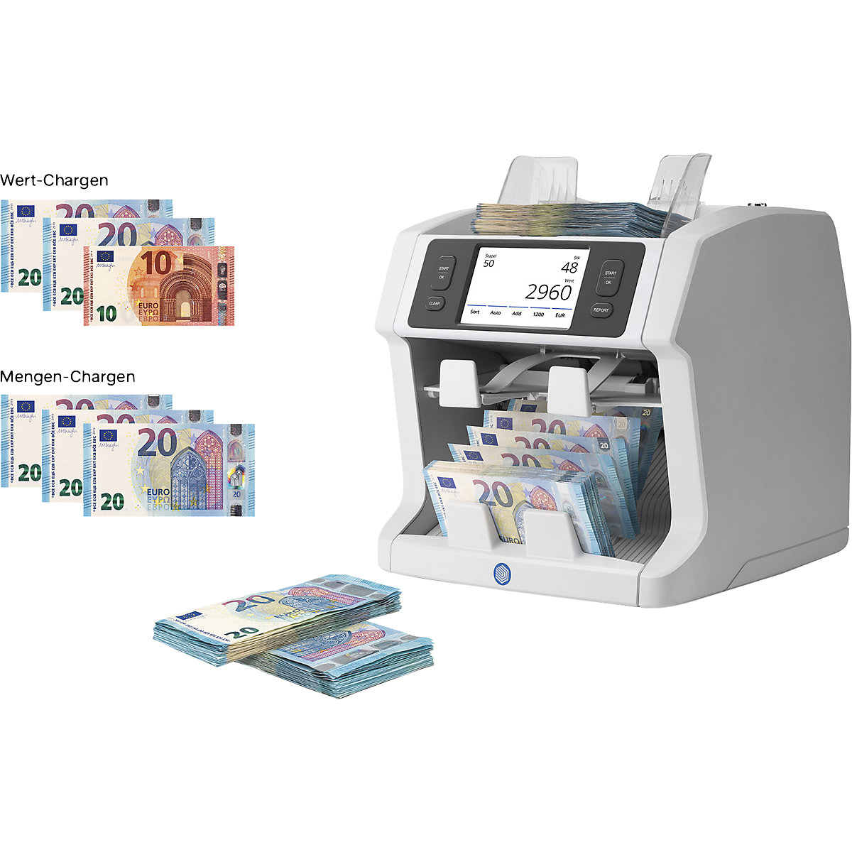 Banknotenzähler Safescan (Produktabbildung 4)-3