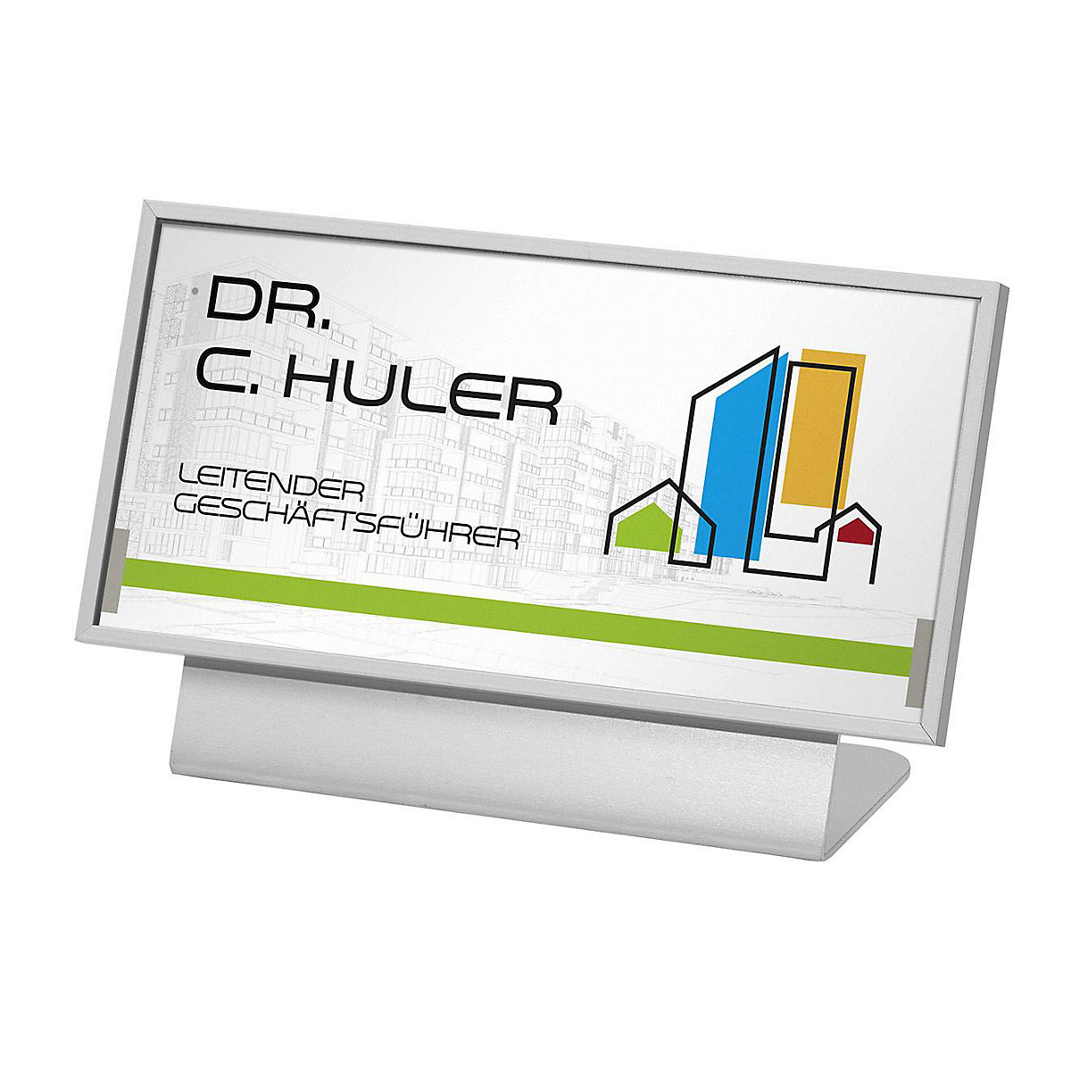 MADRID Silver Line™ Tischaufsteller (Produktabbildung 2)-1