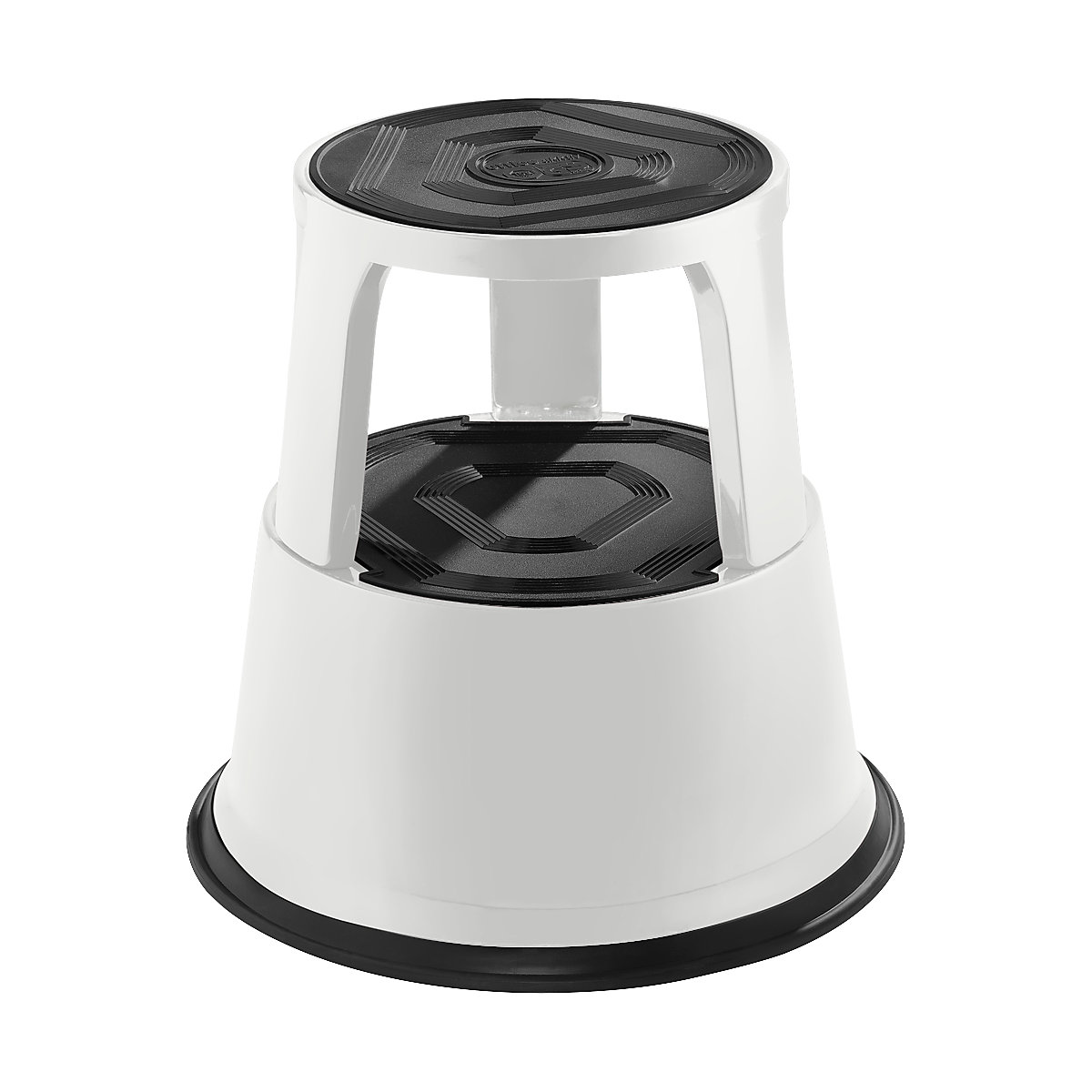 Rollhocker aus stabilem Stahlblech eurokraft pro