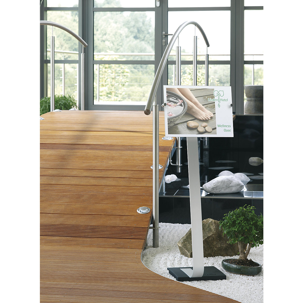 Bodenständer CRYSTAL SIGN DURABLE (Produktabbildung 3)-2