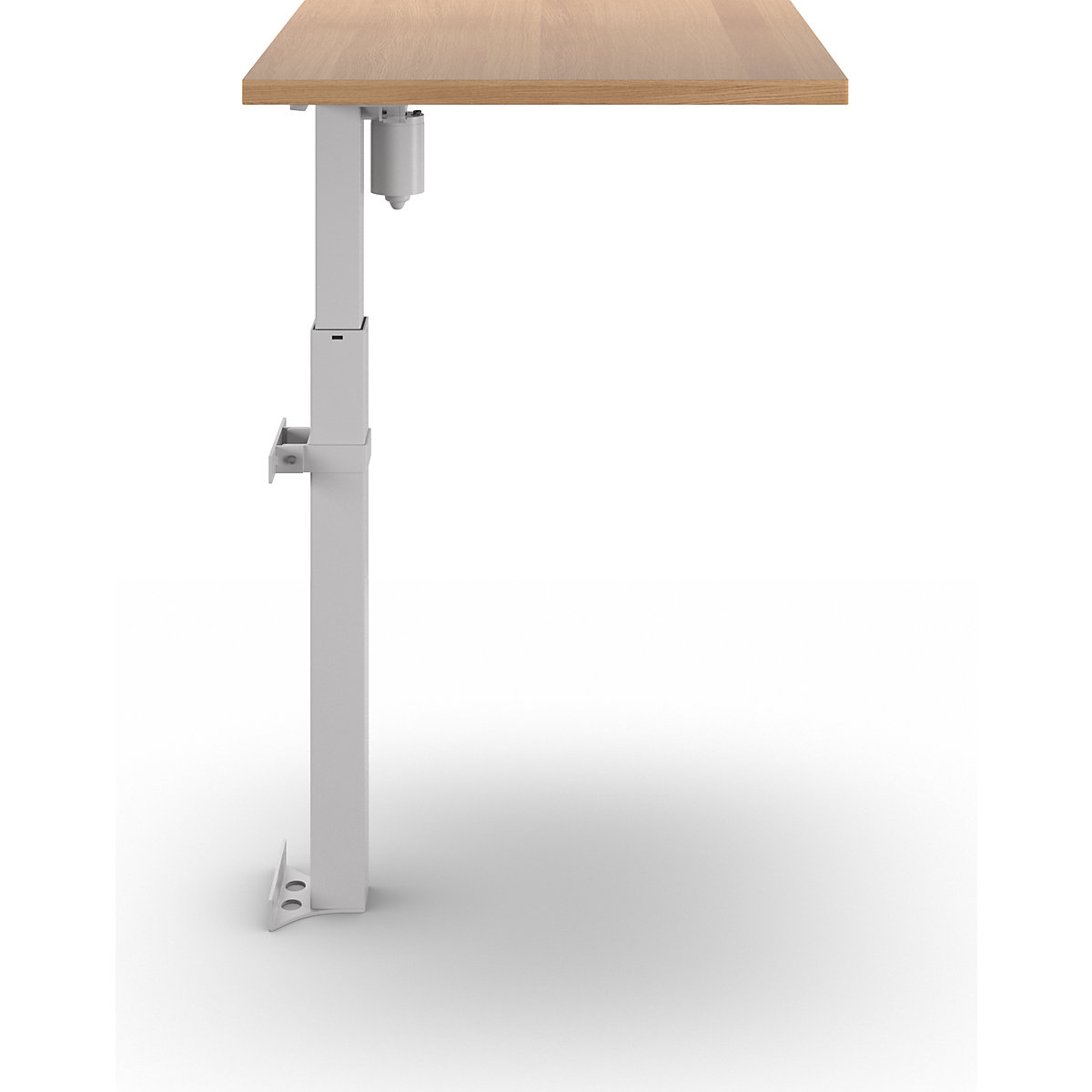 1-Säulen-Schreibtisch Atlanta, Wandmontage (Produktabbildung 3)-2