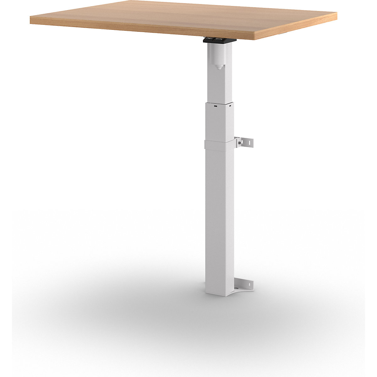 1-Säulen-Schreibtisch Atlanta, Wandmontage (Produktabbildung 7)-6
