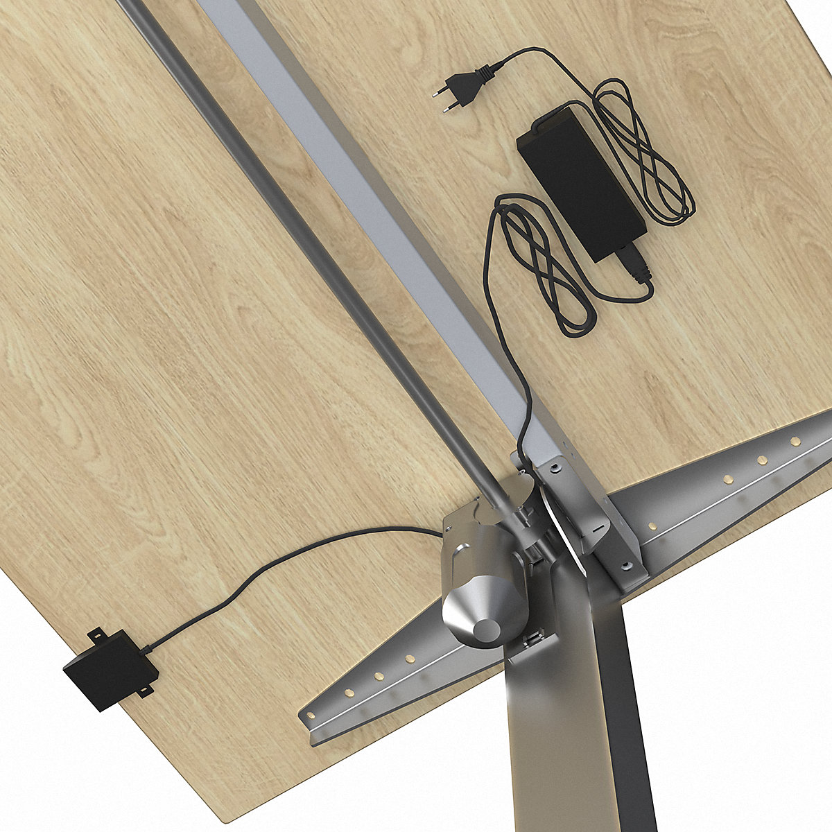Schreibtisch Atlanta, elektrisch höhenverstellbar (Produktabbildung 11)-10