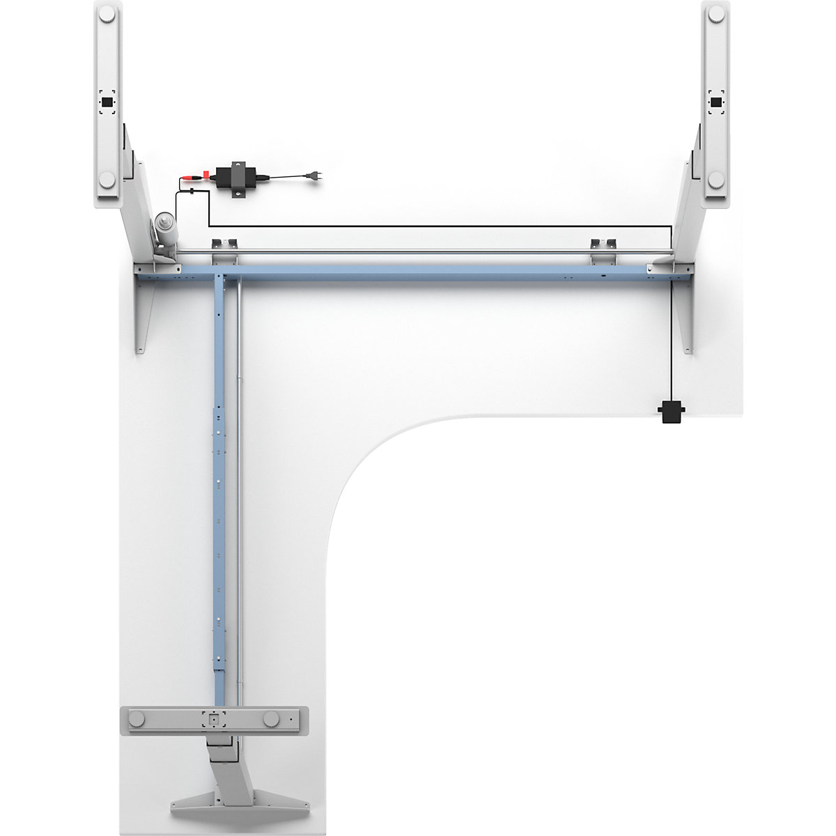 Schreibtisch Atlanta, elektrisch höhenverstellbar (Produktabbildung 5)-4