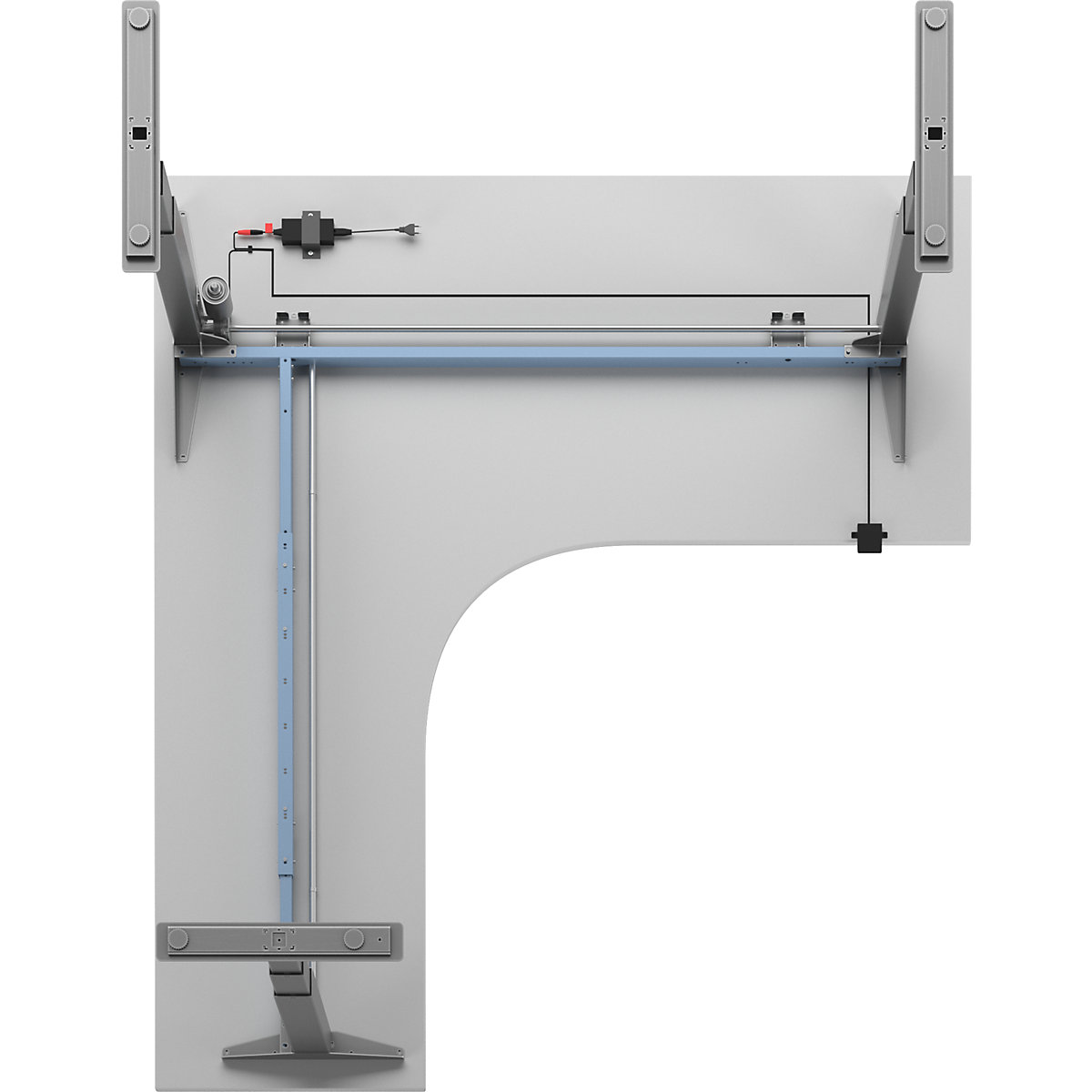 Schreibtisch Atlanta, elektrisch höhenverstellbar (Produktabbildung 5)-4