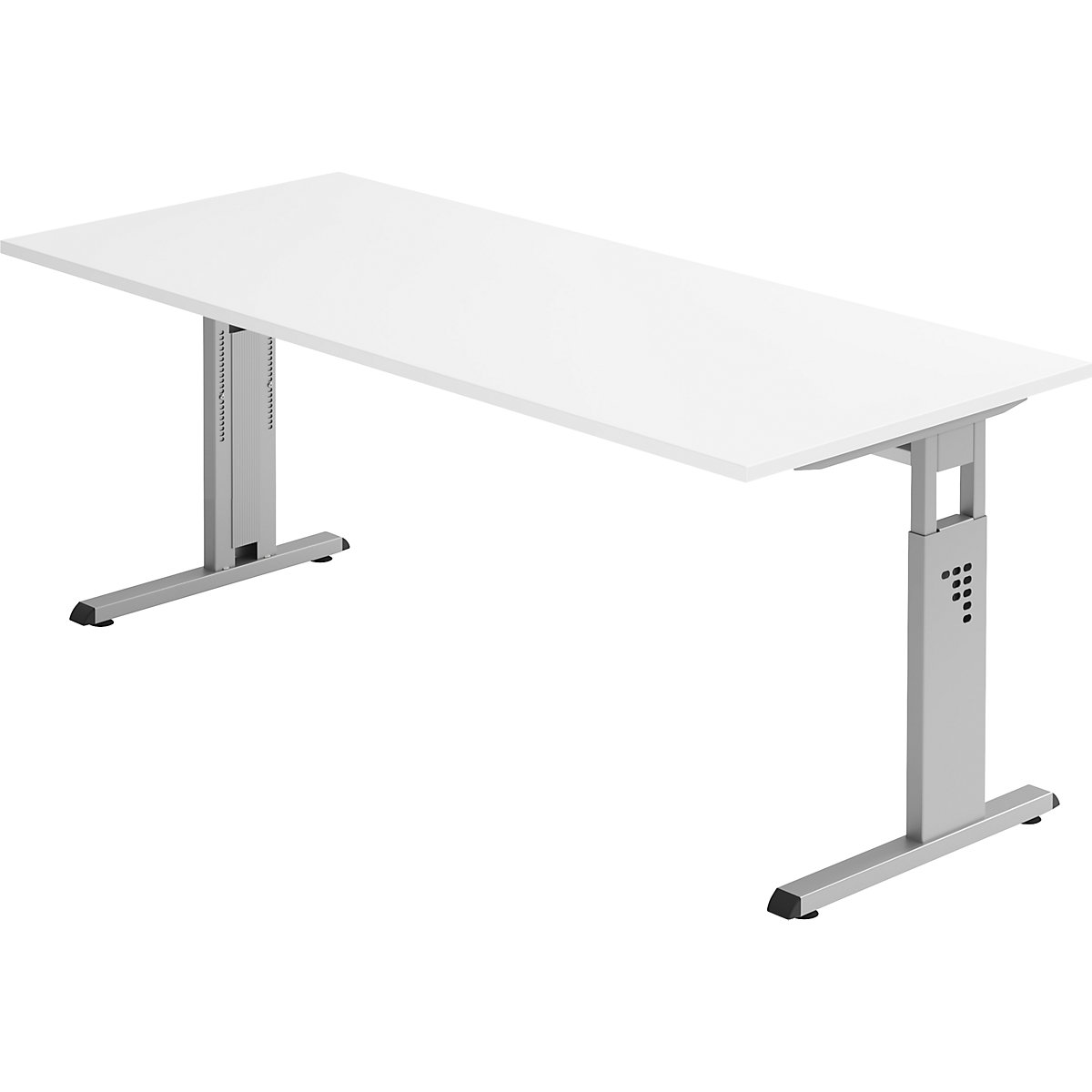 Schreibtisch mit C-Fußgestell