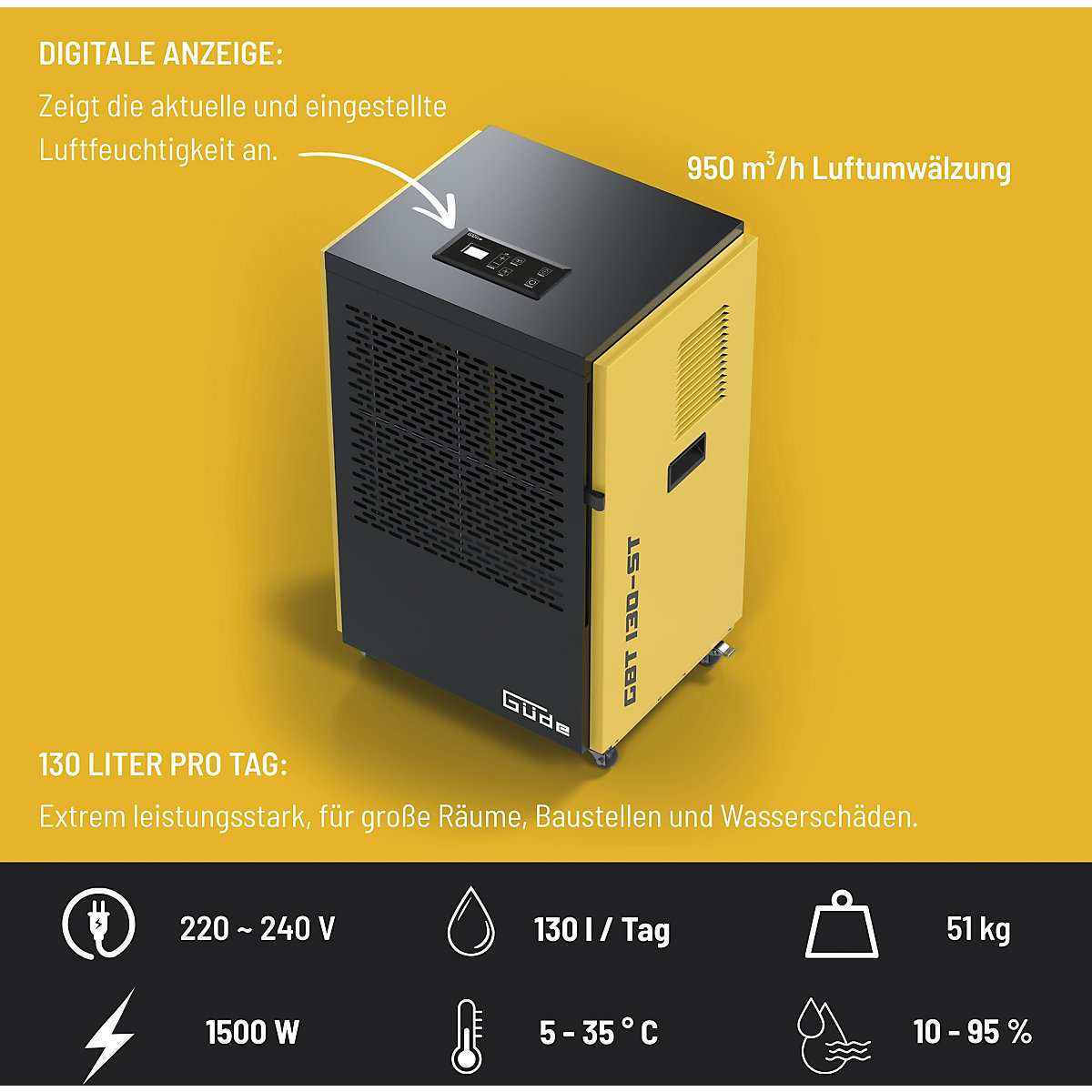 Bautrockner GBT 130-ST (Produktabbildung 7)-6