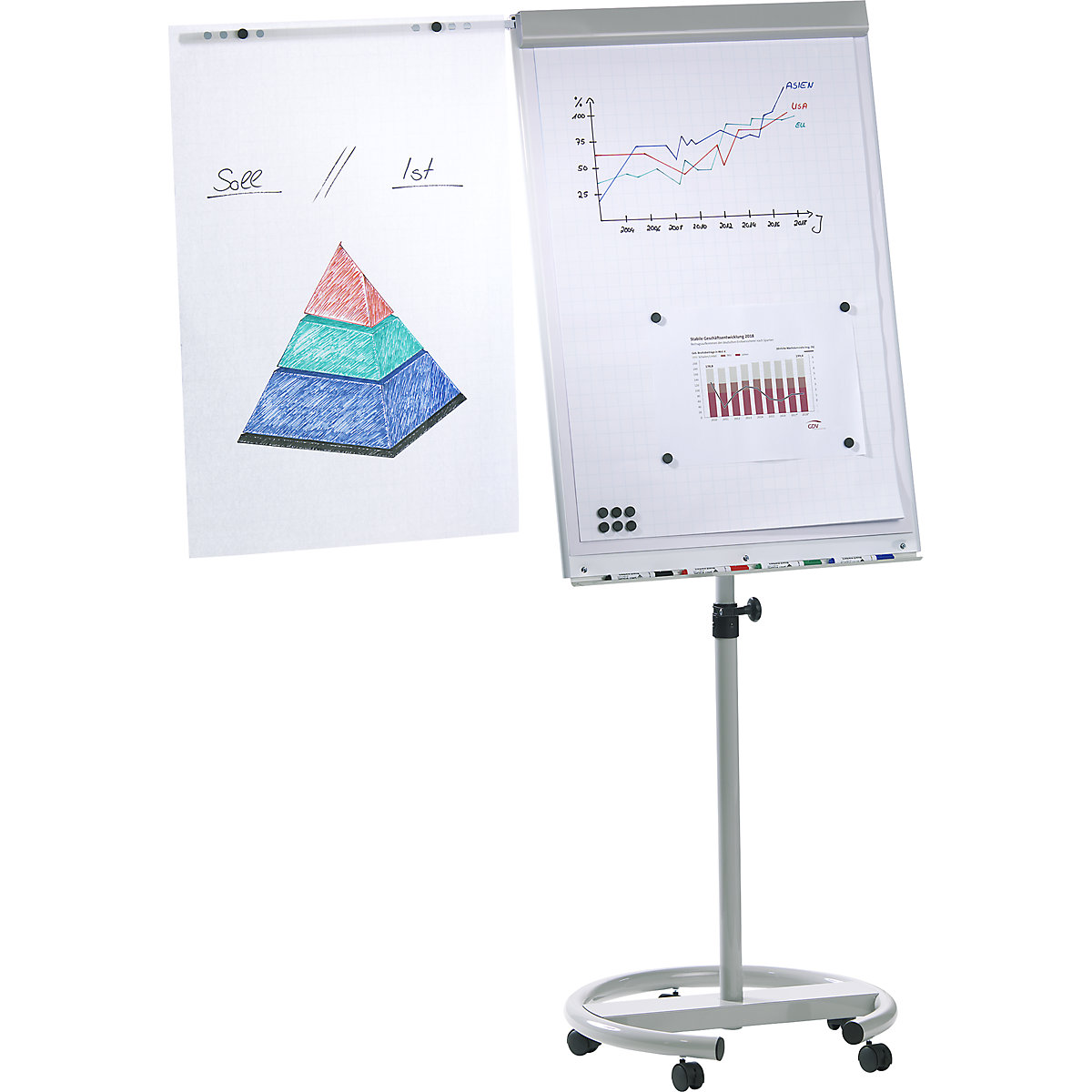 Flipchart-Set inkl. Zubehör SMIT VISUAL (Produktabbildung 3)-2