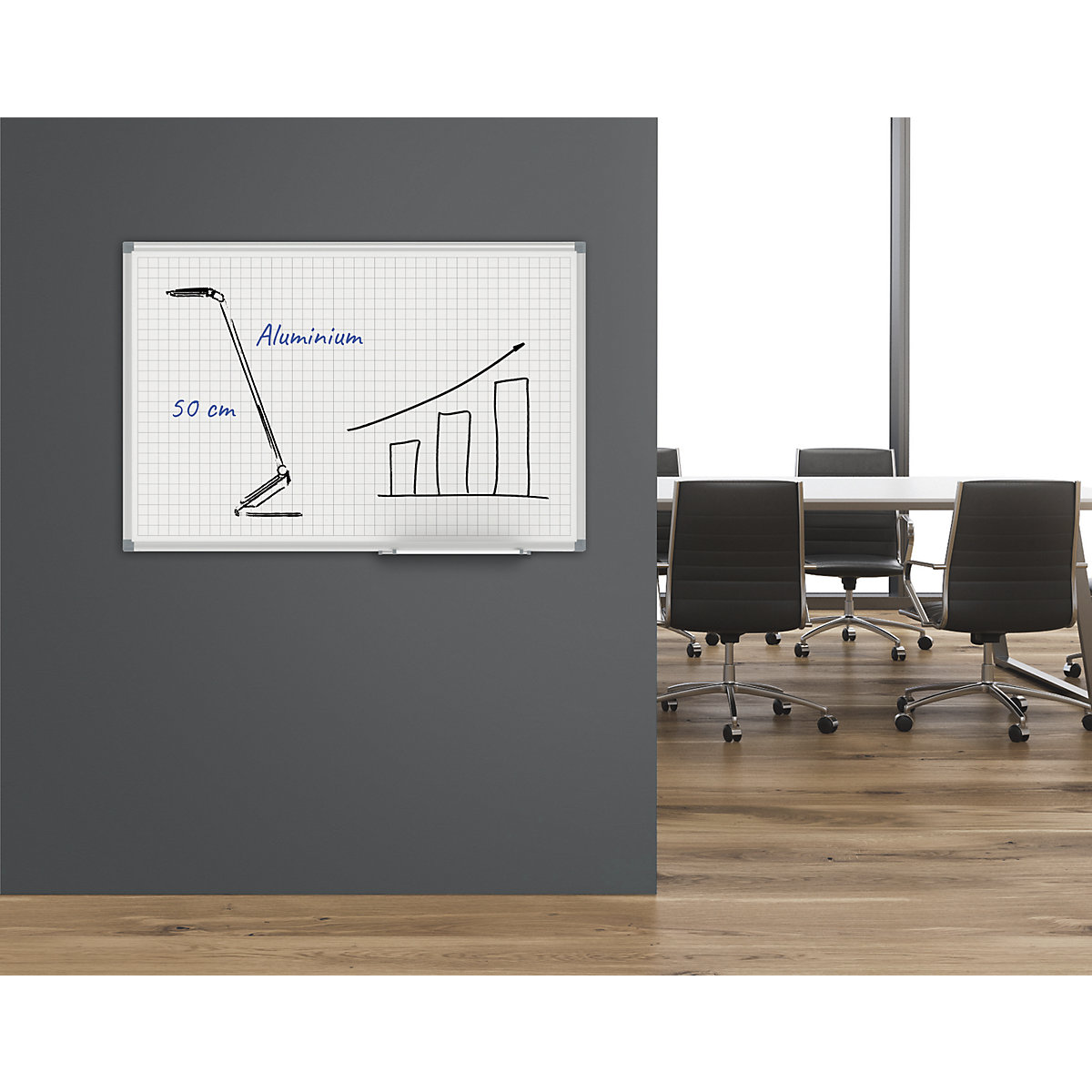 Rastertafel MAULstandard, weiß MAUL (Produktabbildung 2)-1