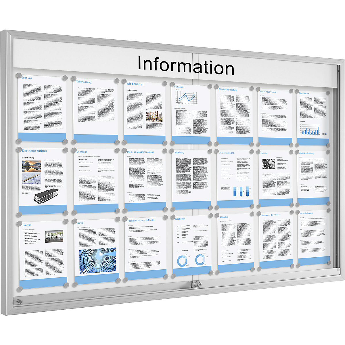 Schiebetürenschaukasten