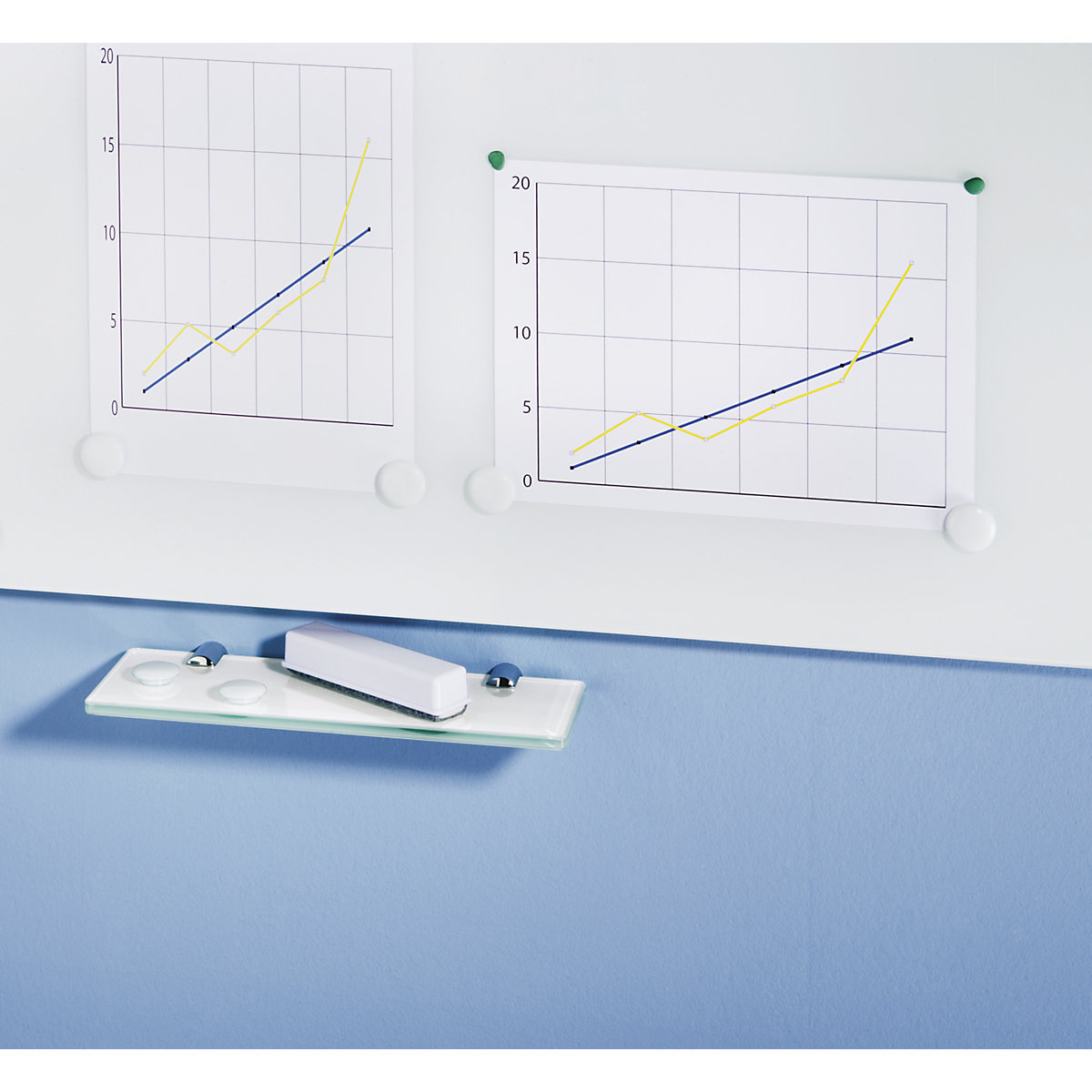 Glas-Whiteboard, Komplettset SMIT VISUAL (Produktabbildung 3)-2