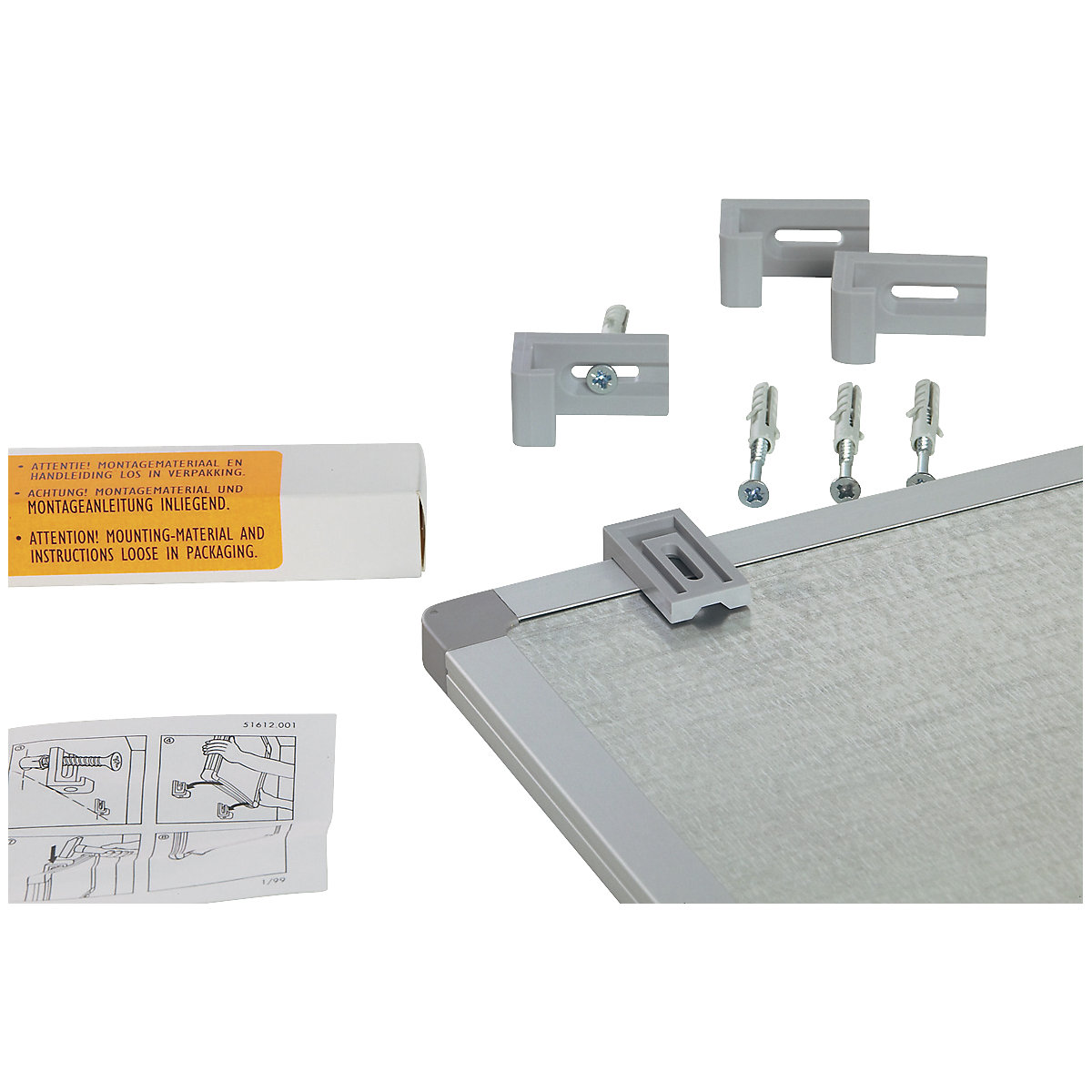 Whiteboard-Set Economy eurokraft pro (Produktabbildung 5)-4