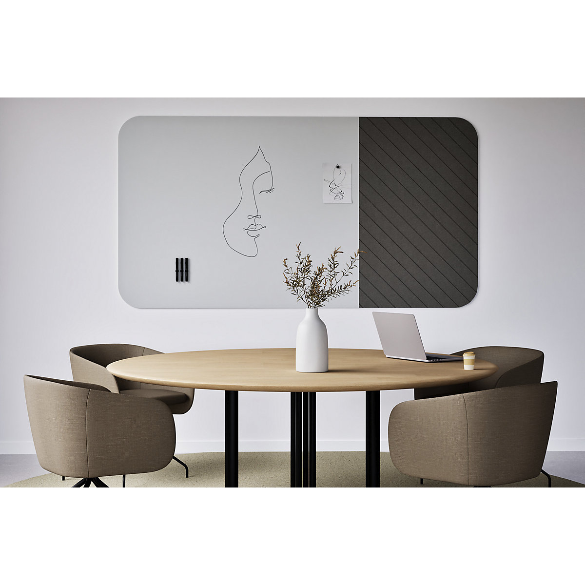 Whiteboard Curve Combi Chameleon (Produktabbildung 3)-2