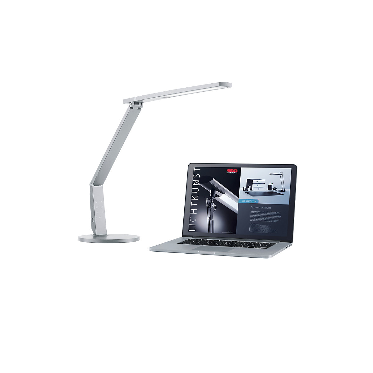 LED-Schreibtischleuchte VARIO PLUS Hansa (Produktabbildung 5)-4