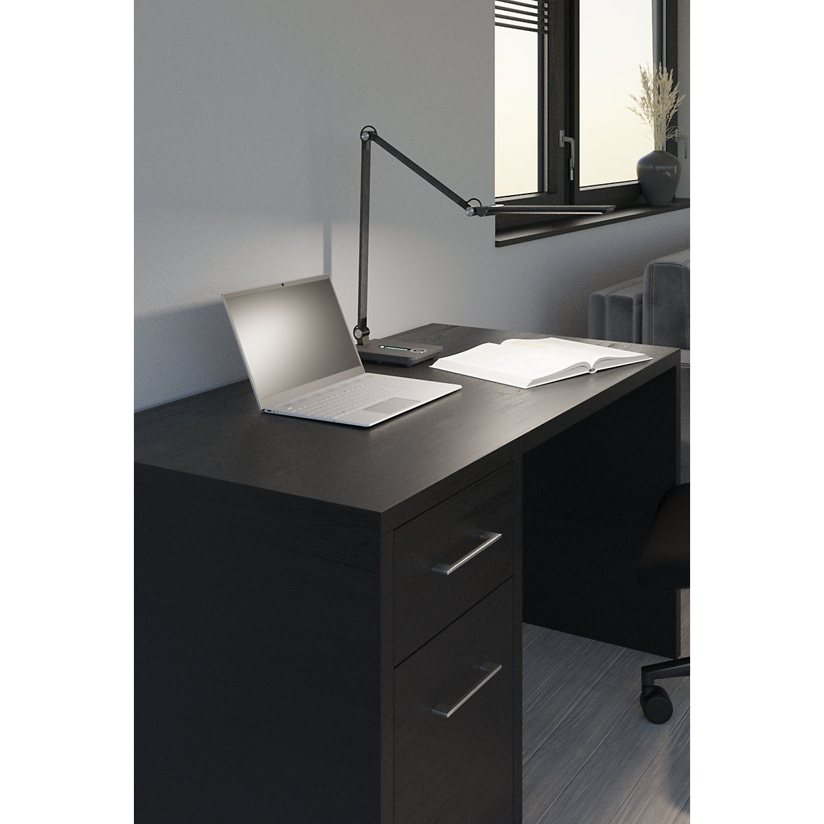 LED-Tischleuchte WAVE Hansa (Produktabbildung 3)-2
