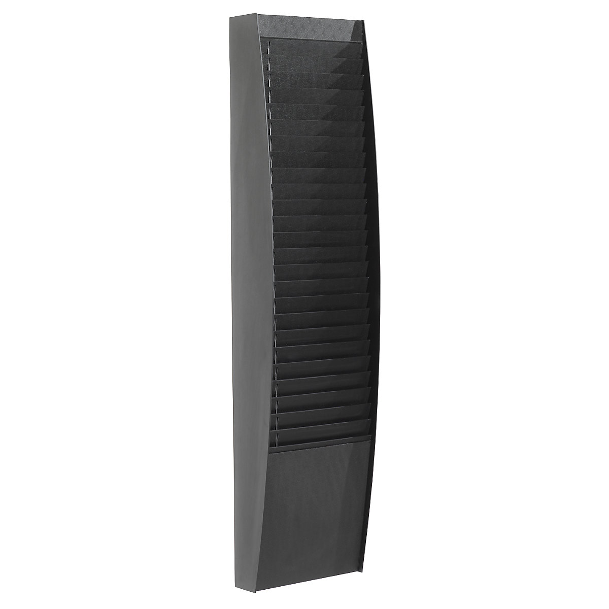 Sortiertafel, 1 x 25 Fächer, HxBxT 1120 x 273 x 129 mm, schwarz