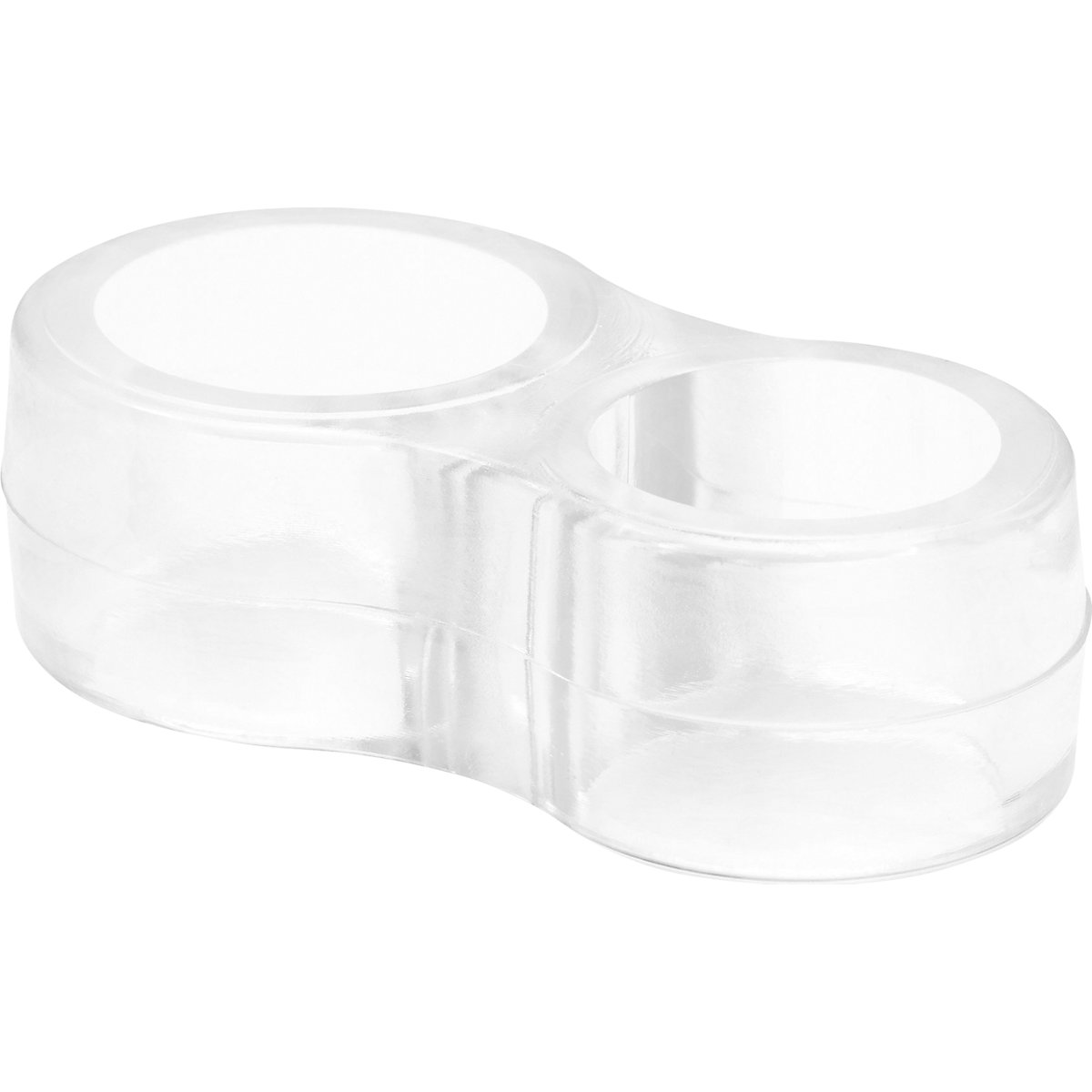 Türklinken-Puffer EH52 Wagner, Ø 25 mm, 4 Stk, Höhe 15 mm, transparent-0