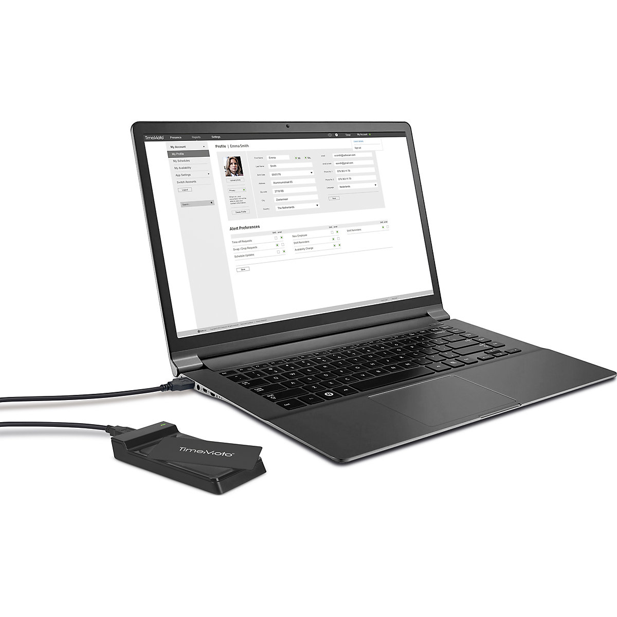 USB-RFID-Lesegerät TIMEMOTO RF-150 Safescan (Produktabbildung 2)-1