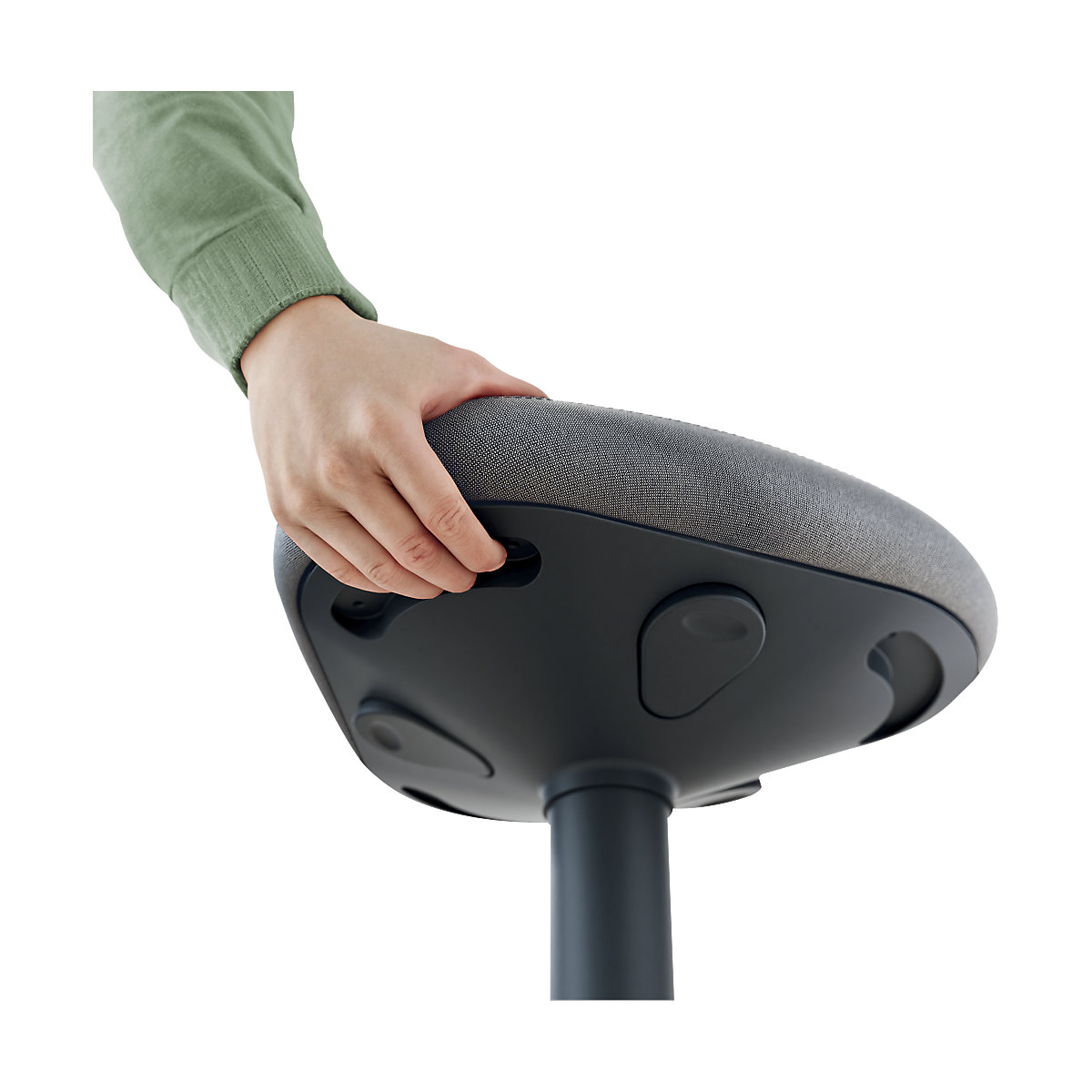 Ergo Active Sitzhocker mit Komfortsitz Leitz (Produktabbildung 2)-1