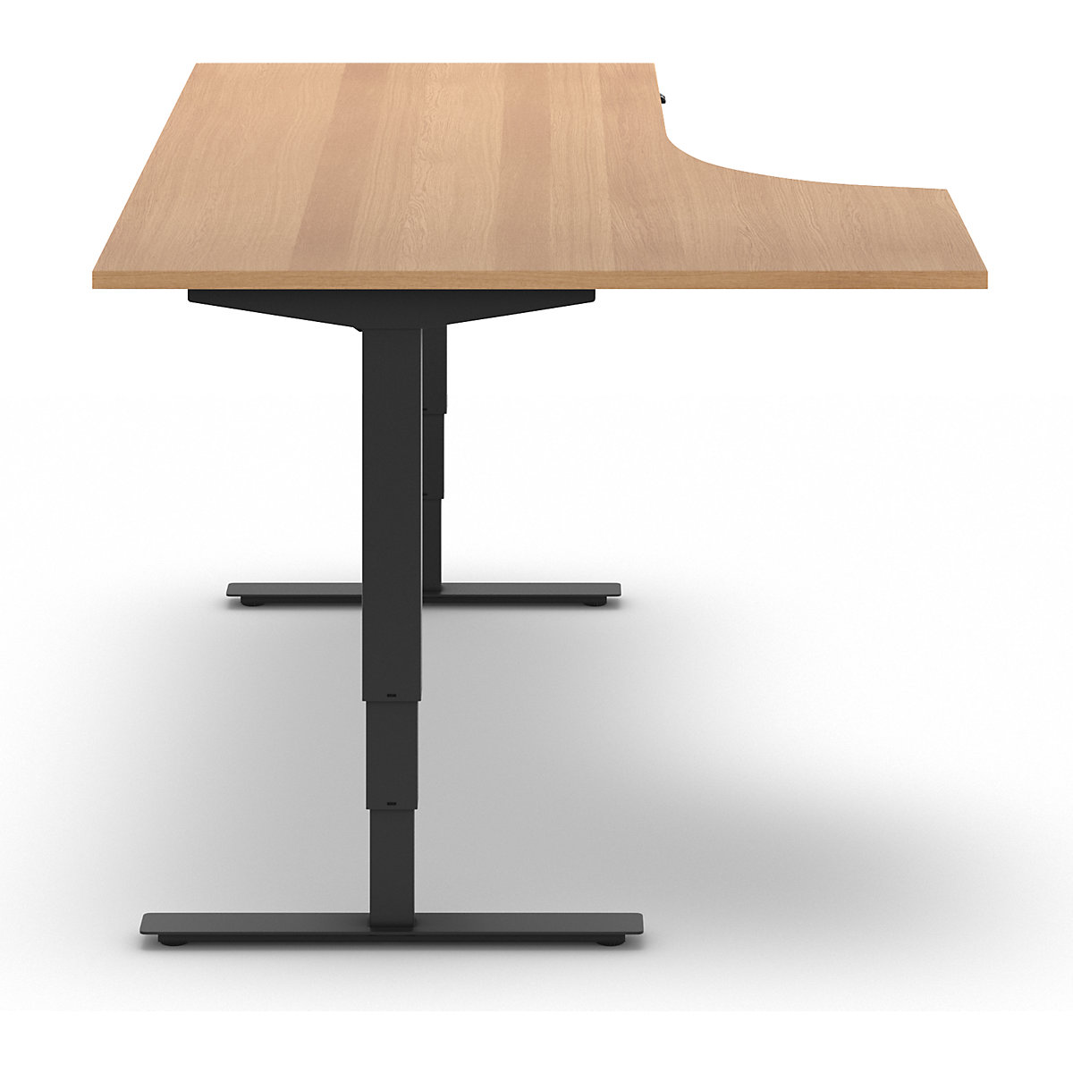 Schreibtisch Atlanta, elektrisch höhenverstellbar (Produktabbildung 4)-3