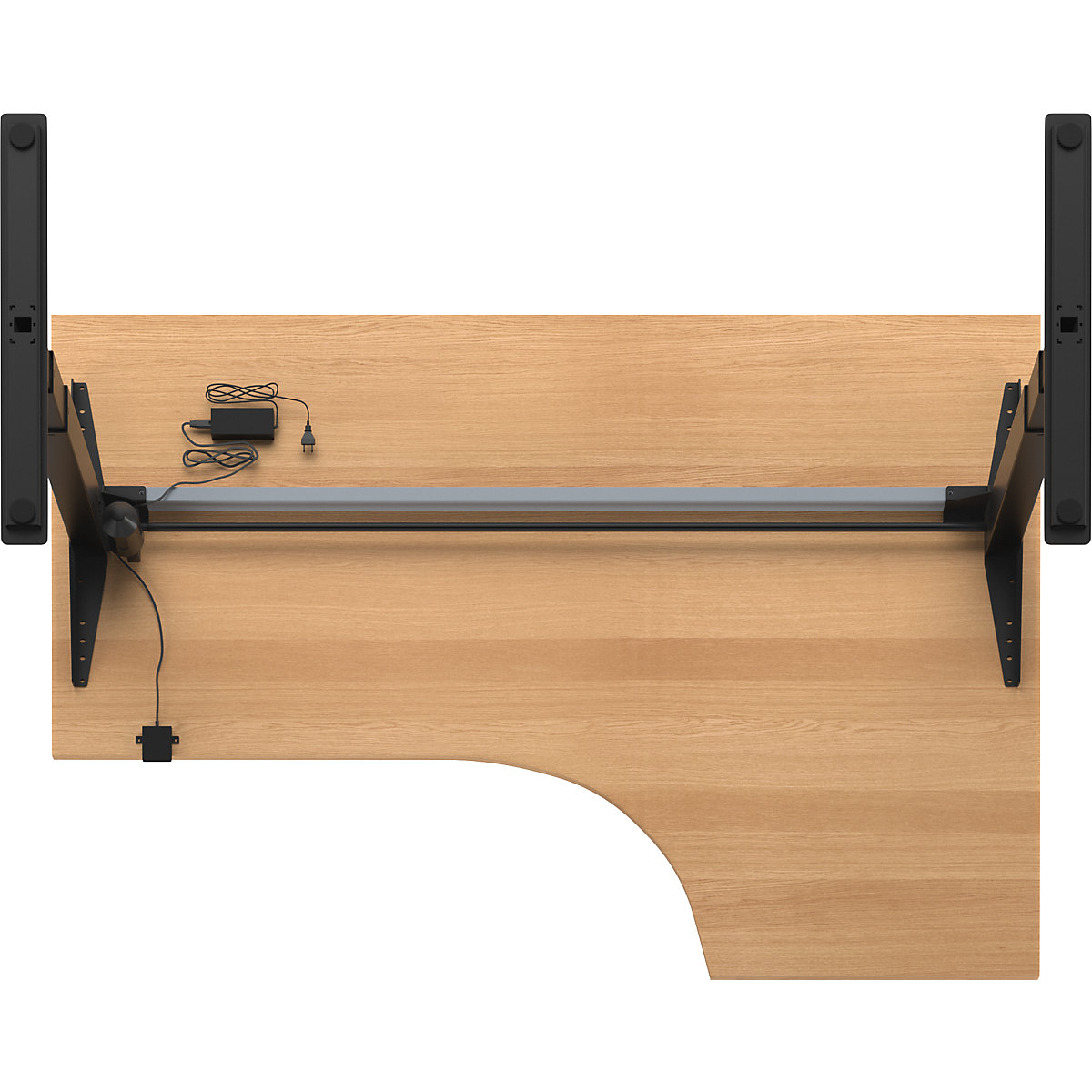 Schreibtisch Atlanta, elektrisch höhenverstellbar (Produktabbildung 5)-4