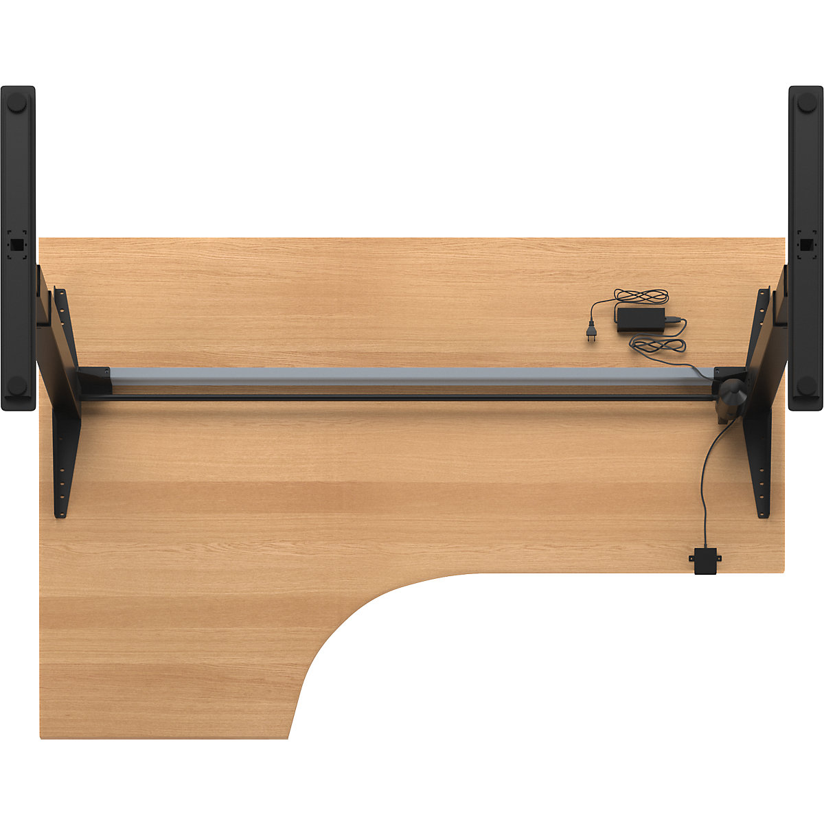 Schreibtisch Atlanta, elektrisch höhenverstellbar (Produktabbildung 5)-4