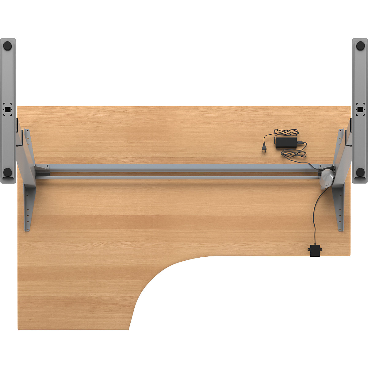 Schreibtisch Atlanta, elektrisch höhenverstellbar (Produktabbildung 5)-4