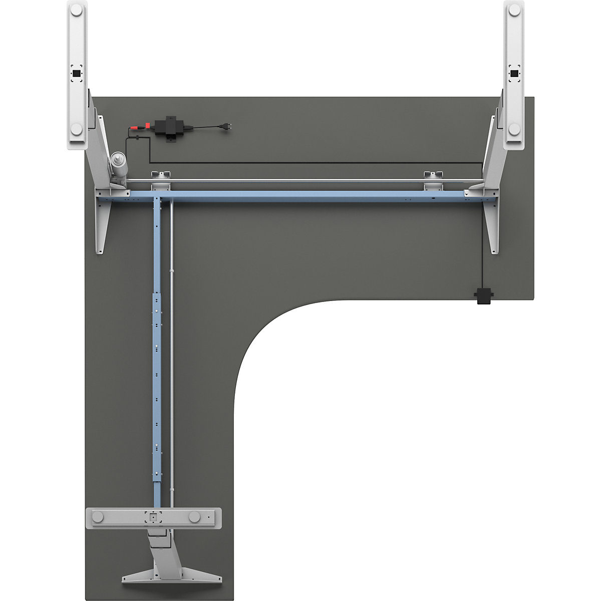 Schreibtisch Atlanta, elektrisch höhenverstellbar (Produktabbildung 5)-4