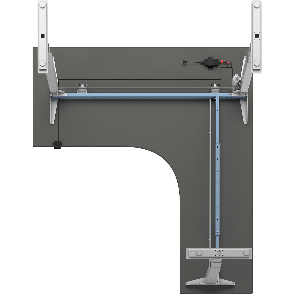Schreibtisch Atlanta, elektrisch höhenverstellbar (Produktabbildung 5)-4