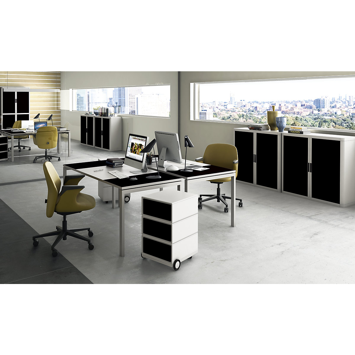 Schreibtisch easyDesk® Paperflow (Produktabbildung 2)-1
