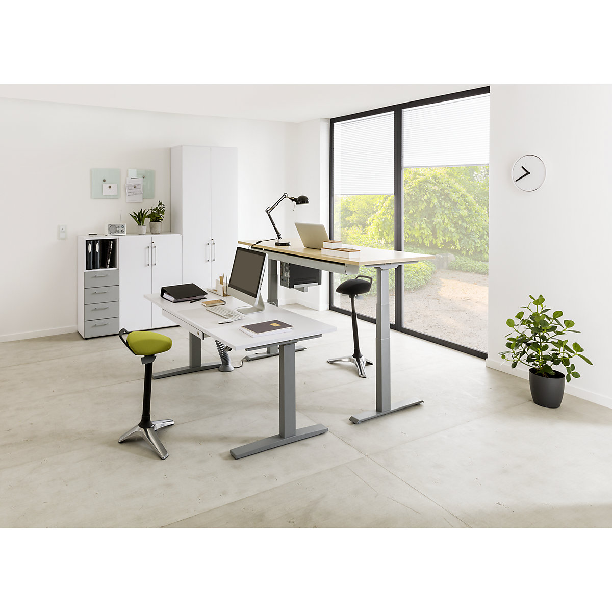 Schreibtisch, elektrisch höhenverstellbar UPLINER-K (Produktabbildung 4)-3