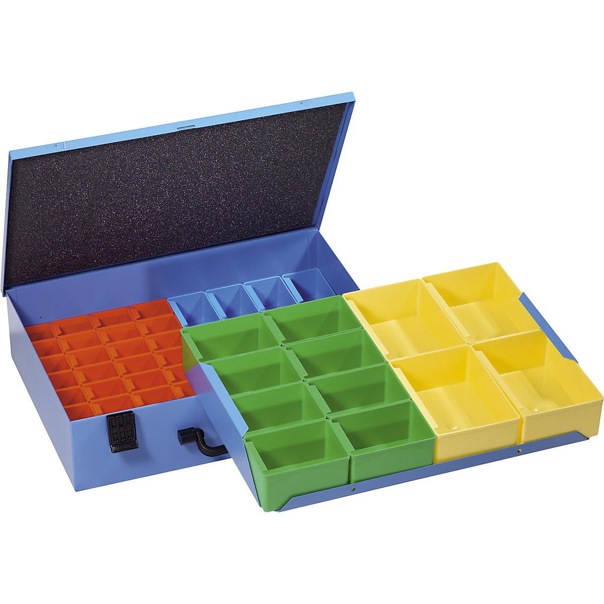 Mallette de rangement en tôle d'acier – eurokraft pro (Illustration du produit 4)-3