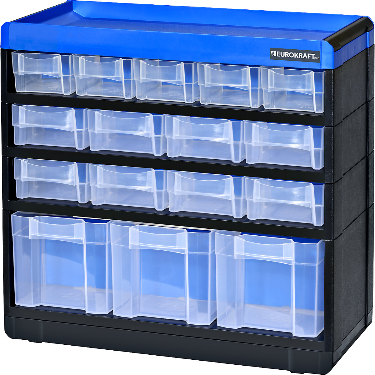 Bloc-tiroirs pour petites pièces VARIOPLUS PRO – eurokraft pro (Illustration du produit 2)-1